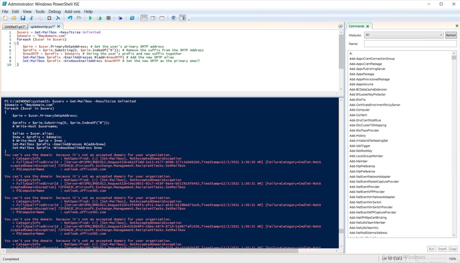 configuring-exchange-account-primary-smtp-address-must-be-specified